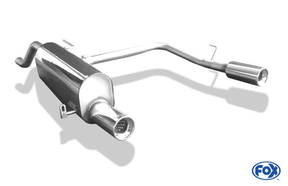 Opel Corsa D - Sportheck und OPC Line Endschalldämpfer Ausgang rechts/links - 1x90 Typ 13 rechts/links