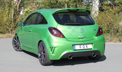 Opel Corsa D NRE Endschalldämpfer quer Ausgang rechts/links - 1x100 Typ 16 rechts/links