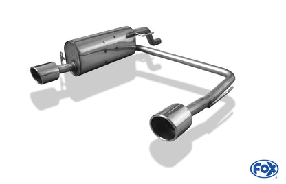 Opel Corsa D - NRE-Edition Stoßstange Endschalldämpfer Ausgang rechts/links - 1x100 Typ 16 rechts/links