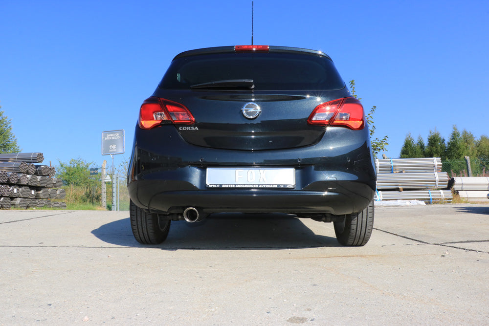 Opel Corsa E Endschalldämpfer - 1x90 Typ 25