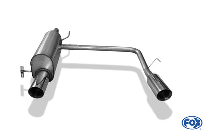 Opel Corsa E Endschalldämpfer Ausgang rechts/links - 1x90 Typ 25 rechts/links