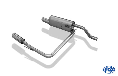 Opel Corsa E Endschalldämpfer Ausgang rechts/links - 1x90 Typ 25 rechts/links
