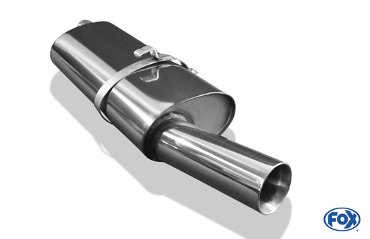 Opel Astra F-CC Endschalldämpfer 1-Punkt-Aufhängung einflutig - 1x80 Typ 24