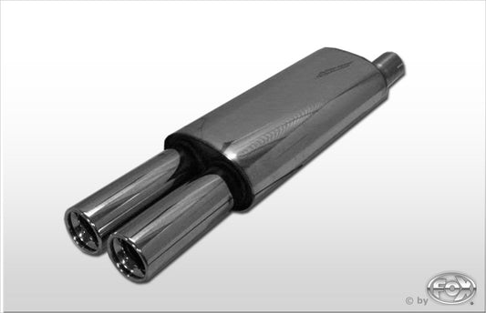 Opel Astra F-CC Endschalldämpfer 1-Punkt-Aufhängung - 2x80 Typ 13