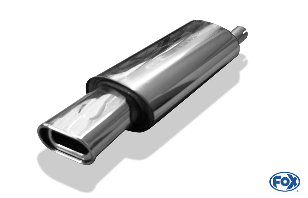 Opel Astra F-CC Endschalldämpfer 1-Punkt-Aufhängung - 135x80 Typ 53