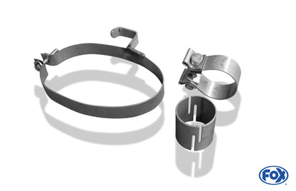 Opel Astra F-CC Endschalldämpfer 1-Punkt-Aufhängung - 135x80 Typ 53