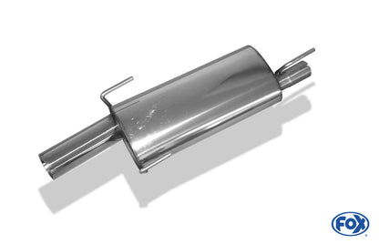 Opel Astra F-CC Endschalldämpfer 3-Punkt-Aufhängung einflutig - 1x80 Typ 24