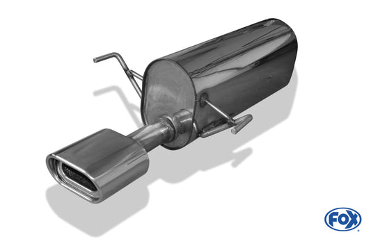 Opel Astra H/ Astra H GTC Endschalldämpfer einseitig - 135x80 Typ 53