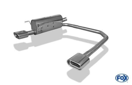 Opel Astra H/ Astra H GTC Endschalldämpfer Ausgang rechts/links - 135x80 Typ 53 rechts/links