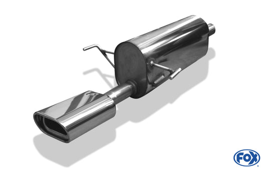 Opel Astra H Caravan Endschalldämpfer einseitig - 135x80 Typ 53