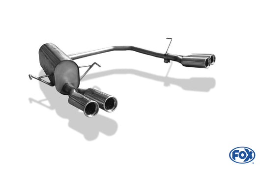 Opel Astra H Caravan Endschalldämpfer Ausgang rechts/links - 2x76 Typ 13 rechts/links