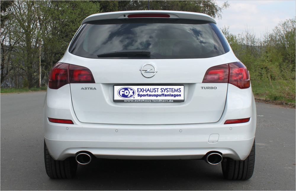 Opel Astra J Sports Tourer 1,4l Endschalldämpfer quer Ausgang rechts/links - 115x85 Typ 32 rechts/links