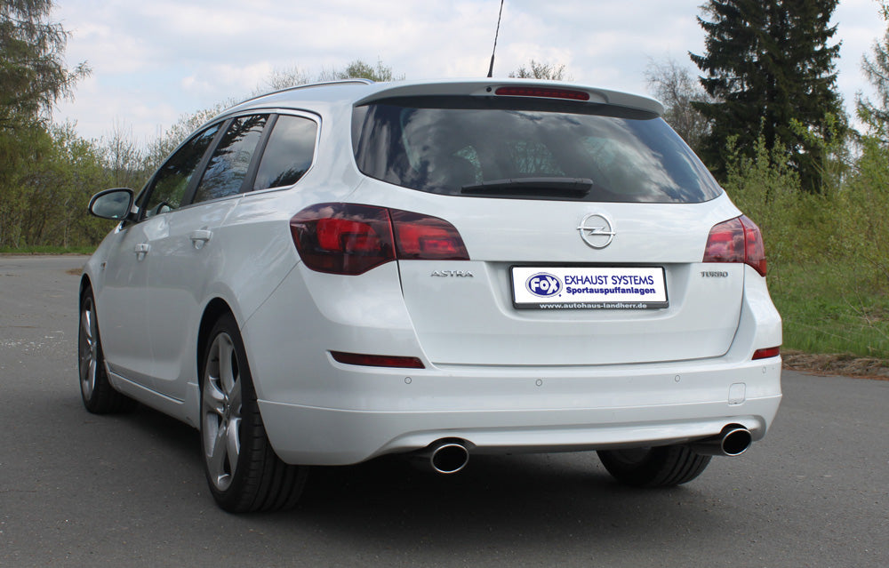 Opel Astra J Sports Tourer 1,6l Endschalldämpfer quer Ausgang rechts/links - 115x85 Typ 32 rechts/links