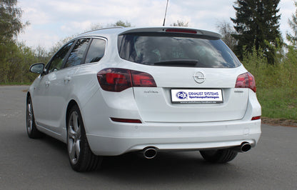 Opel Astra J Sports Tourer 1,6l Endschalldämpfer quer Ausgang rechts/links - 115x85 Typ 32 rechts/links