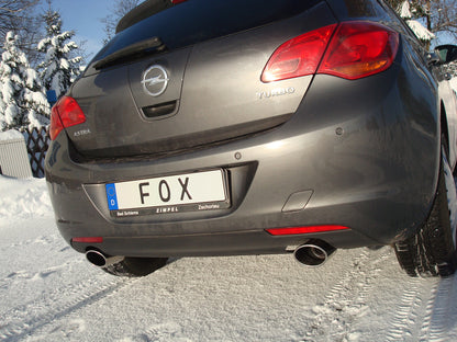 Opel Astra J Limousine Endschalldämpfer quer Ausgang rechts/links - 115x85 Typ 32 rechts/links