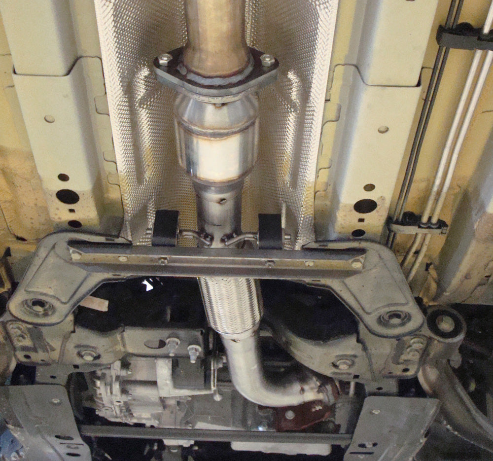 Opel Astra J OPC Downpipe mit 200-Zeller FOX-Kat