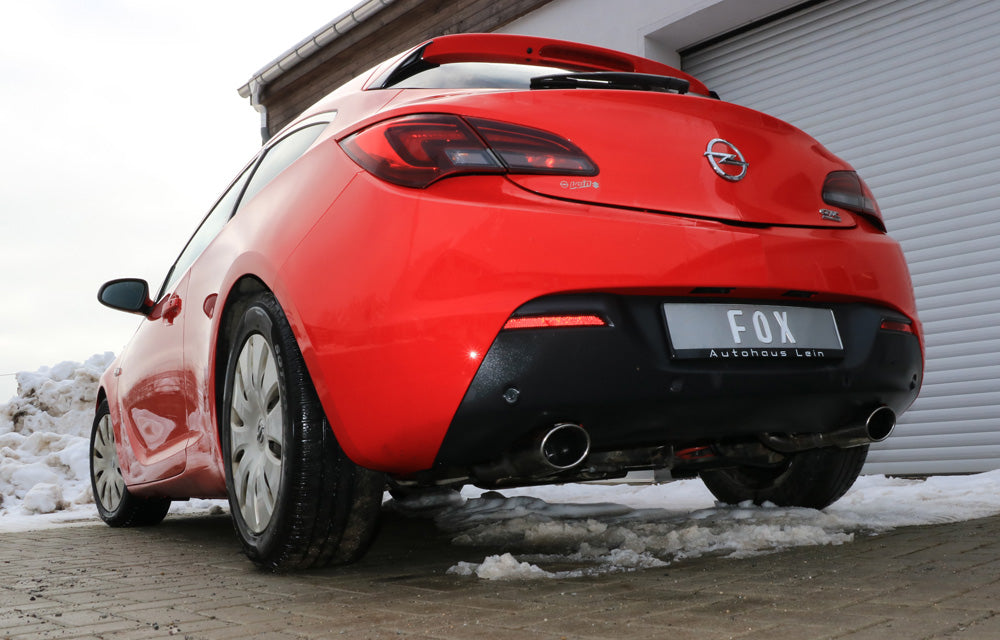 Opel Astra J Sports Tourer Diesel Endschalldämpfer quer Ausgang rechts/links - 115x85 Typ 32 rechts/links