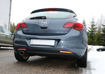 Opel Astra J Limousine Endschalldämpfer quer Ausgang links - 140x90 Typ 32