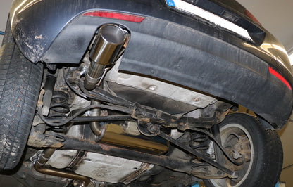 Opel Astra J Limousine Endschalldämpfer quer Ausgang links - 140x90 Typ 32