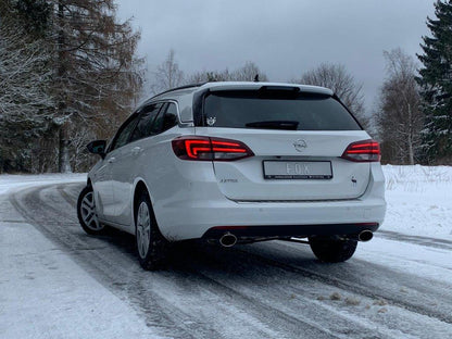 Opel Astra K Sports Tourer Endschalldämpfer Ausgang rechts/links - 115x85 Typ 32 rechts/links