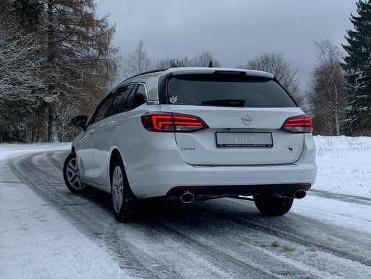 Opel Astra K Sports Tourer Endschalldämpfer Ausgang rechts/links - 115x85 Typ 32 rechts/links