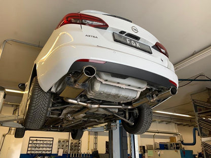 Opel Astra K Sports Tourer Endschalldämpfer Ausgang rechts/links - 115x85 Typ 32 rechts/links