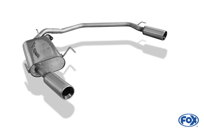 Opel Vectra B Endschalldämpfer Ausgang rechts/links - 1x90 Typ 13 rechts/links