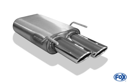 Opel Vectra C/ Vectra C GTS Endschalldämpfer zweiflutig - 2x106x71 Typ 32