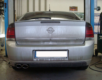 Opel Vectra C/ Vectra C GTS Endschalldämpfer zweiflutig - 2x106x71 Typ 32