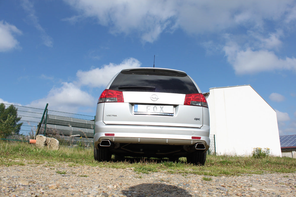 Opel Vectra C OPC Caravan Endschalldämpfer rechts/links - 142x78 Typ 61 rechts/links