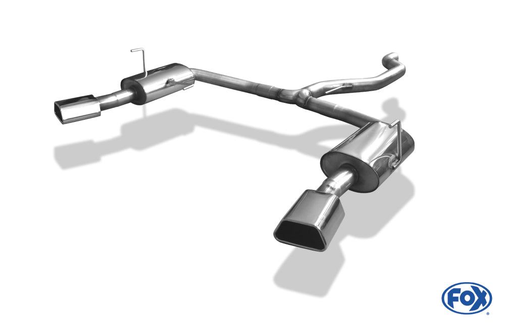 Opel Vectra C OPC Caravan Endschalldämpfer rechts/links - 142x78 Typ 61 rechts/links