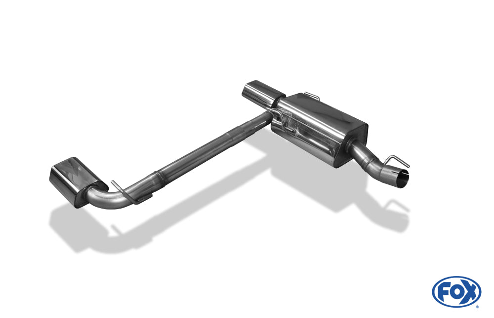 Opel Zafira B OPC Endschalldämpfer Ausgang rechts/links - 142x78 Typ 61 rechts/links