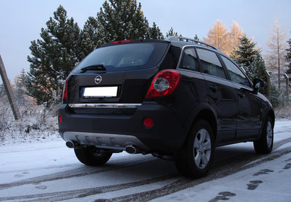 Opel Antara Endschalldämpfer quer Ausgang rechts/links - 140x90 Typ 33 rechts/links