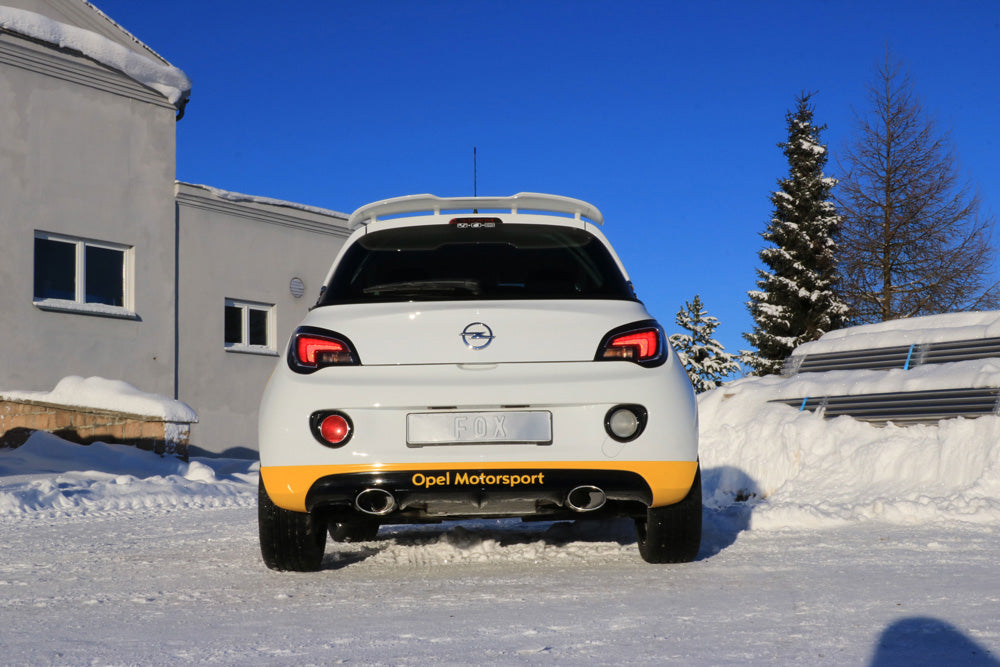 Opel Adam S Endschalldämpfer quer Ausgang rechts/links - 115x85 Typ 44 rechts/links