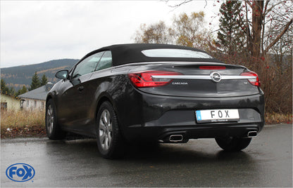 Opel Cascada Endschalldämpfer quer Ausgang rechts/links - 145x65 Typ 59 rechts/links
