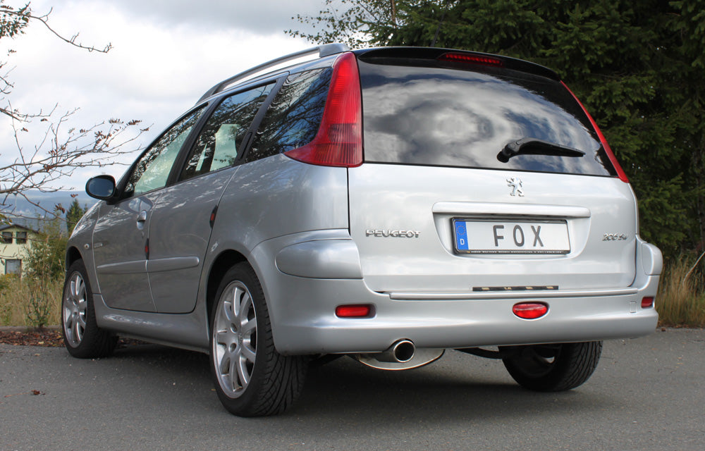 Peugeot 206 SW Endschalldämpfer - 106x71 Typ 32