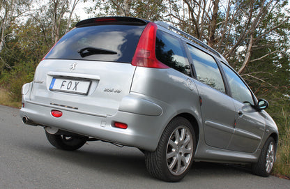 Peugeot 206 SW Endschalldämpfer - 88x74 Typ 32