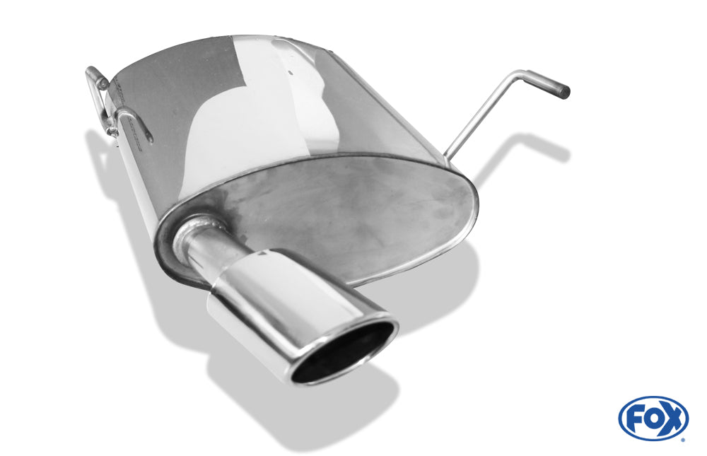 Peugeot 206 SW Endschalldämpfer - 106x71 Typ 32