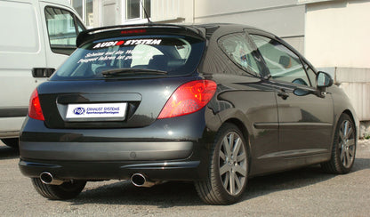 Peugeot 207/ 207 SW/ 208 Endschalldämpfer Ausgang rechts/links - 115x85 Typ 32 rechts/links