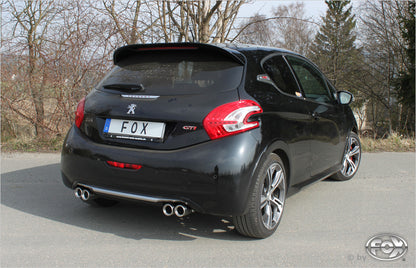 Peugeot 208 GTI Endschalldämpfer Ausgang rechts/links - 2x76 Typ 13 rechts/links