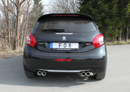 Peugeot 208 GTI Endschalldämpfer Ausgang rechts/links - 2x76 Typ 13 rechts/links