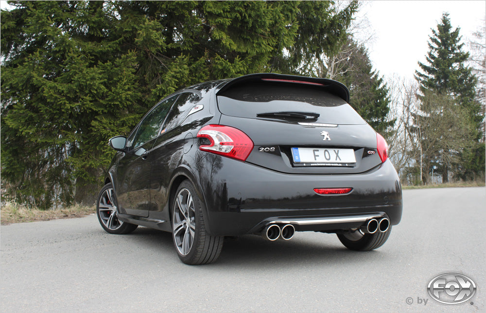 Peugeot 208 GTI Endschalldämpfer Ausgang rechts/links - 2x90 Typ 16 rechts/links