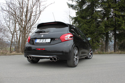 Peugeot 208 GTI Endschalldämpfer Ausgang rechts/links - 2x90 Typ 16 rechts/links