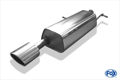 Peugeot 307cc Endschalldämpfer - 129x106 Typ 32