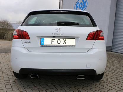 Peugeot 308 II Endschalldämpfer Ausgang rechts/links - 145x65 Typ 59 rechts/links