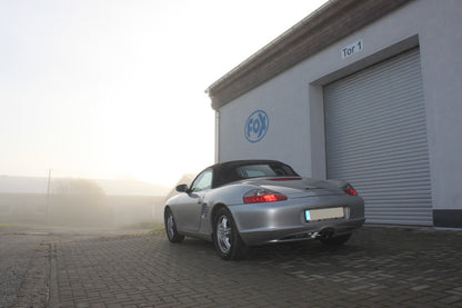 Porsche Boxster Typ 986 Endschalldämpfer Ausgang mittig - 2x80 Typ 25