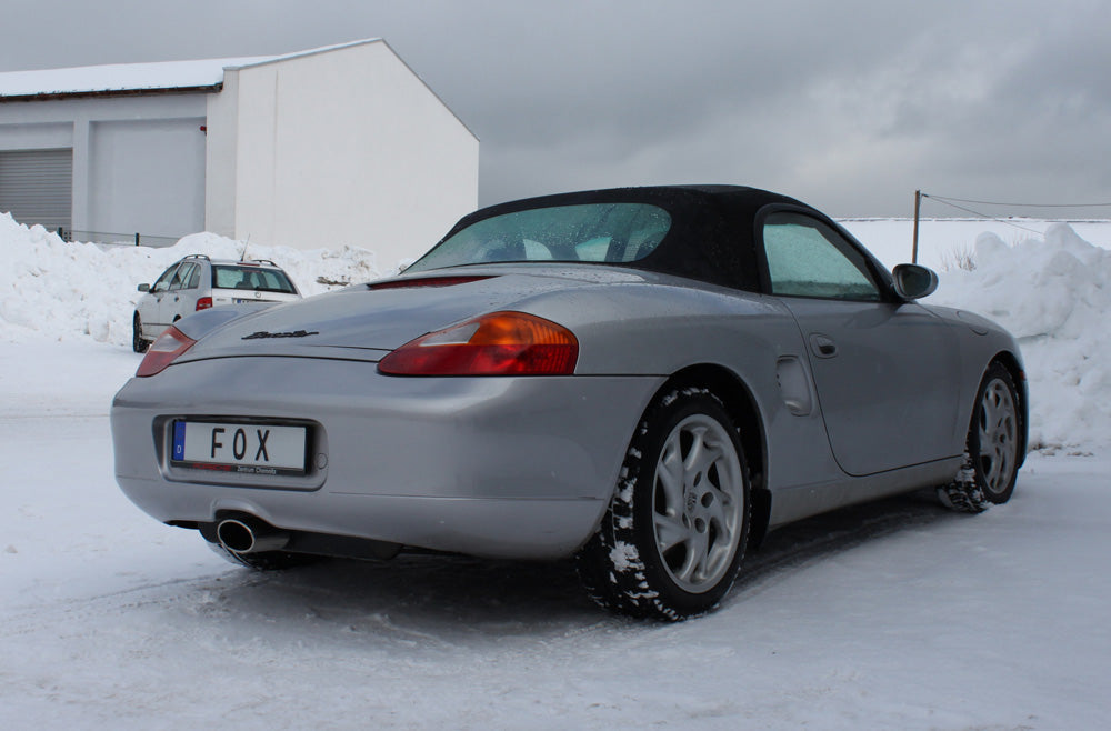 Porsche Boxster Typ 986 Endschalldämpfer Ausgang mittig - 140x90 Typ 32