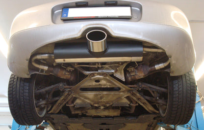 Porsche Boxster Typ 986 Endschalldämpfer Ausgang mittig - 140x90 Typ 32