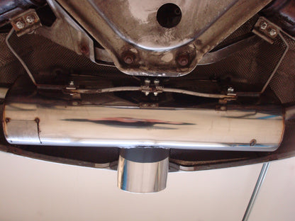 Porsche Boxster Typ 986 Endschalldämpfer Ausgang mittig - 140x90 Typ 32