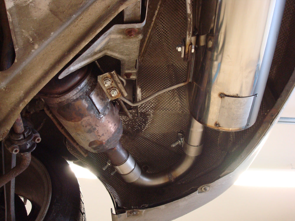 Porsche Boxster Typ 986 Endschalldämpfer Ausgang mittig - 140x90 Typ 32